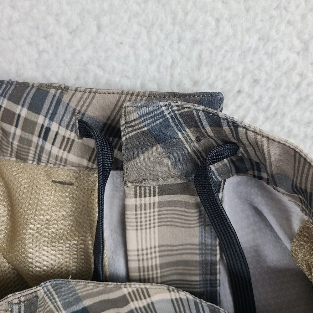 The North Face Shorts Mens 30 Brown Beige Tan Plaid 10